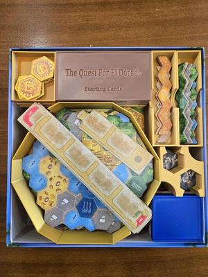 The Quest For El Dorado & Golden Temples - Insert / Organizer