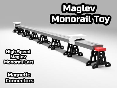 Maglev Mono Rail Toy - Modular - Construction