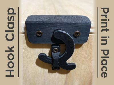 Hook clasp - print in place