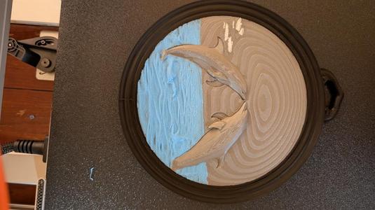 Dolphin wall art