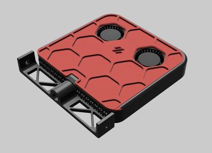 THE FILTER with Voron Design Language on the lid and Slightly different housing (A Type Pogo Pin Support)