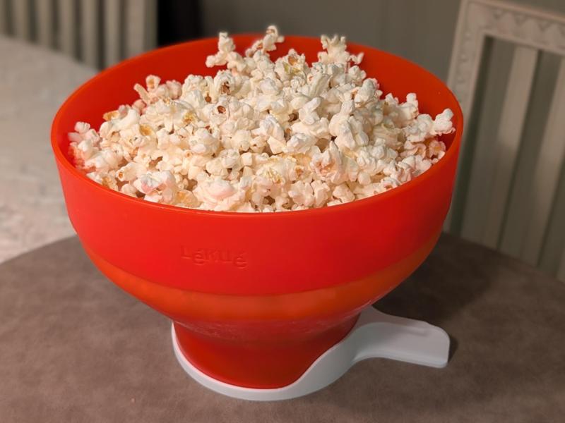 Popcorn Bowl Handle for silicone micro popper