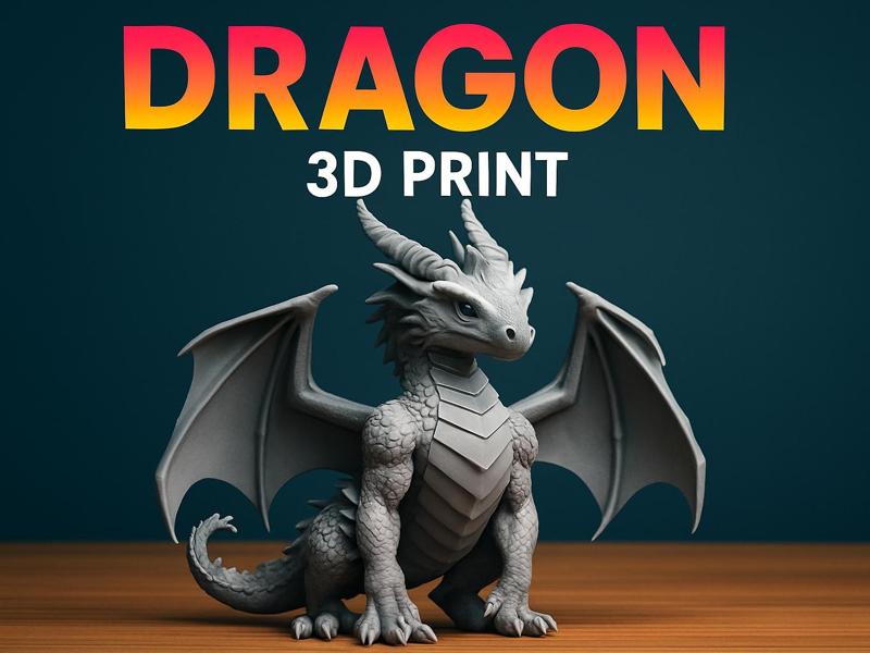 MiniDragon – A Stylish 3D Print for Fantasy Enthusiasts