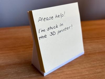 Simple Sticky Note Display