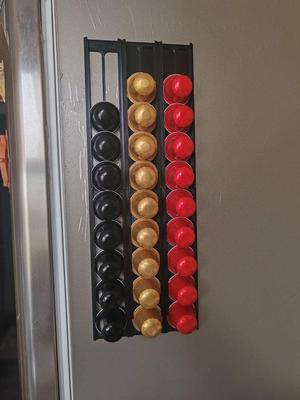 Nespresso capsule holder - magnetic wall version