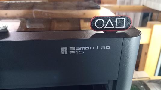 Bambulab P1S P1P Case plug - Squid Games design