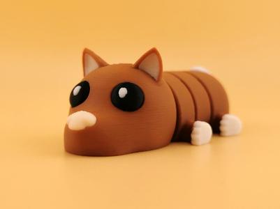 Mini Flexi Dog – Print-in-Place Articulated Model