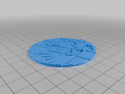 60mm Grimdark Base topper