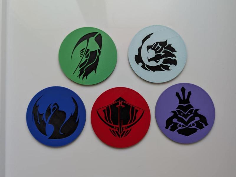 Solo Leveling Guilds Coasters
