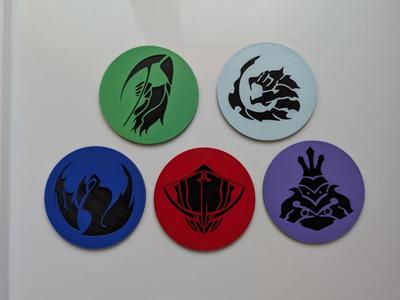 Solo Leveling Guilds Coasters