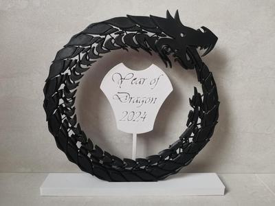Stand/Wall Dragon decor 3xsupport version