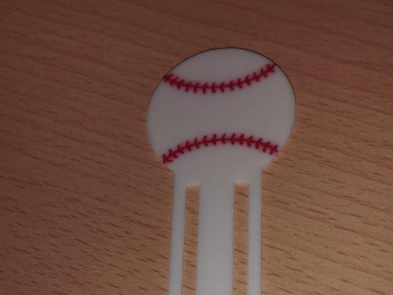 Baseball Bookmark