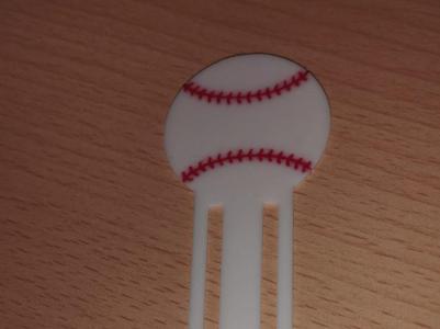 Baseball Bookmark