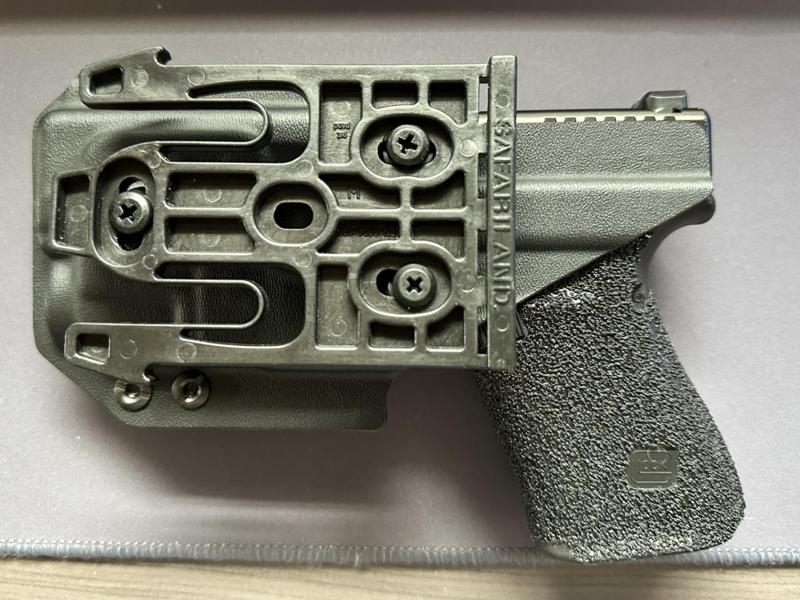 Mounting/Drill Indicator Tool for Holster Molding