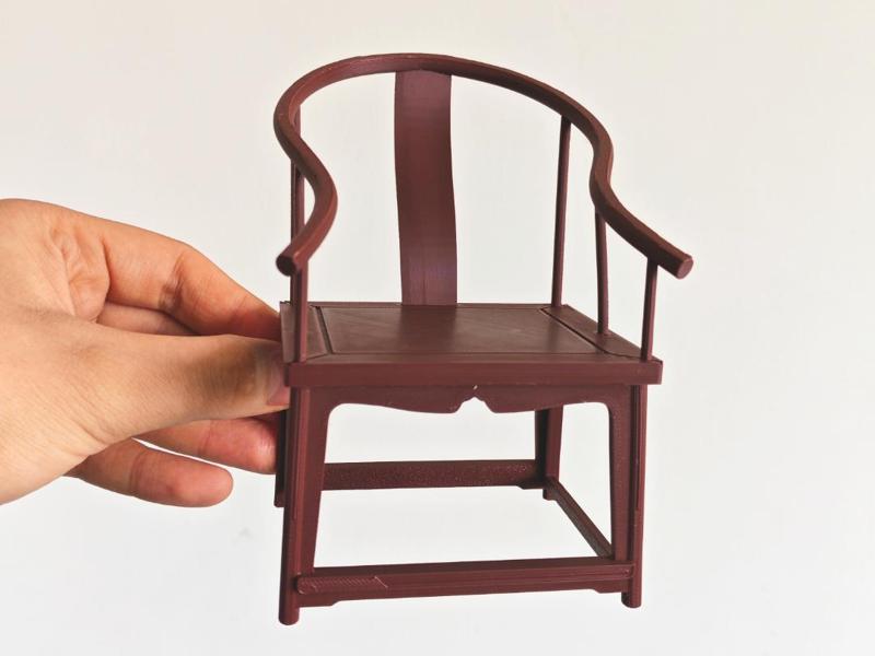 Miniature Furniture 01—Circle Chair (Assembly Model)