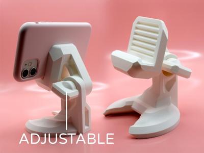 U Adjustable Phone Stand by Pork3D.com