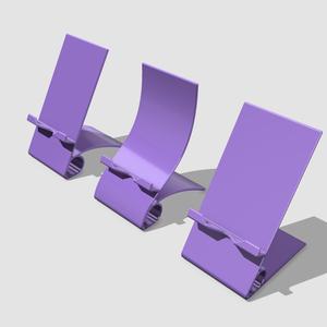 Minimalistic smartphone stands