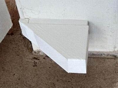 Angled doorstop