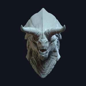 Garnon v7 Action Figure Head