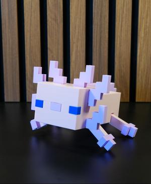 Minecraft articulated axolotl-3MF