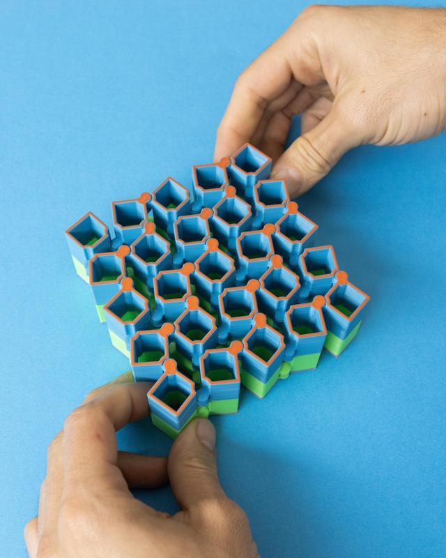 Auxetic Cubes // 18mm 5x5 Stacked
