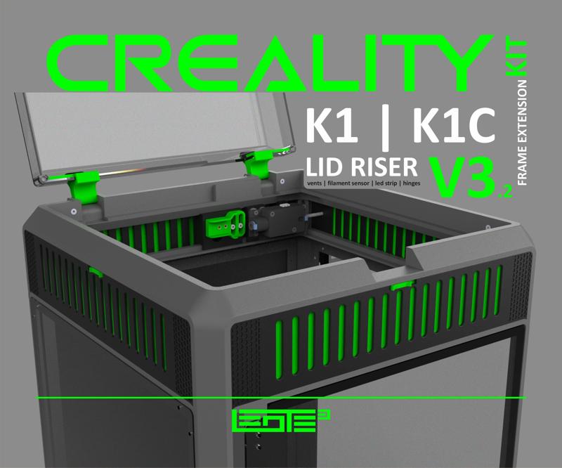 CREALITY K1 | K1C LID RISER V3.2 [FRAME EXTENSION KIT]