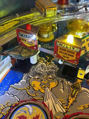 Whirlwind Pinball Ramp and Scoop Protectors for Cellar shots (Williams 1990)