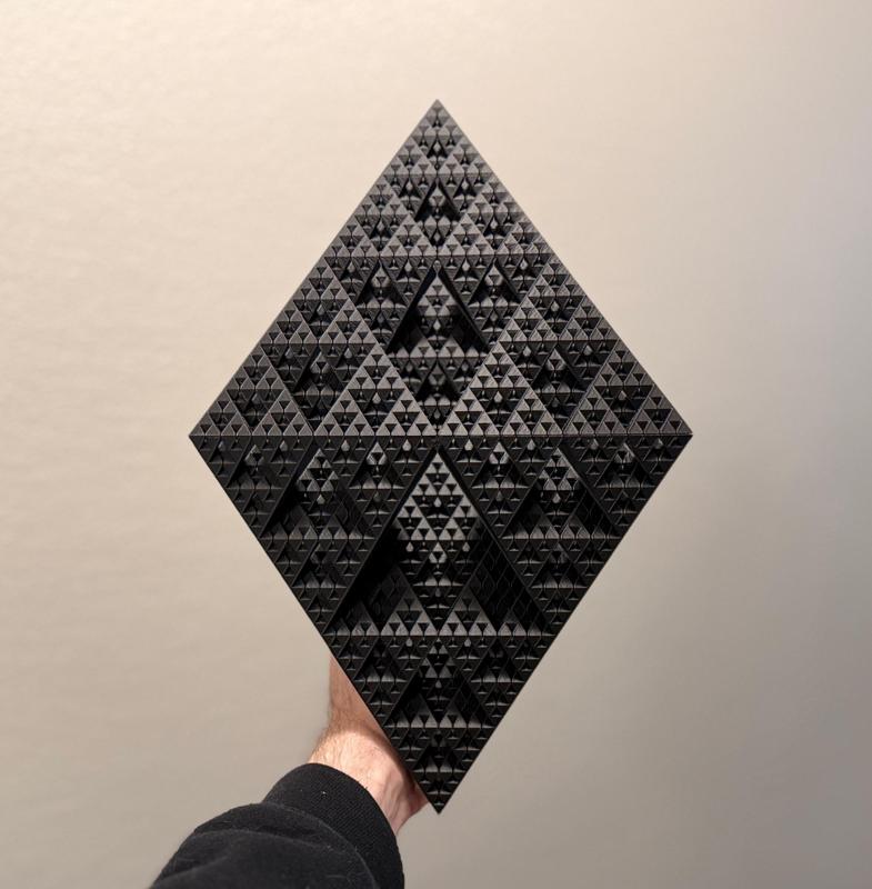 Sierpiński Triangular Bipyramid Fractal - Level 5 (Vase Mode)
