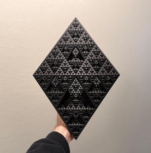 Sierpiński Triangular Bipyramid Fractal - Level 5 (Vase Mode)