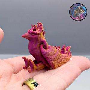 Baby Flexi Phoenix Keychain