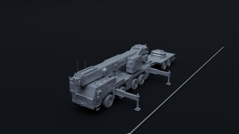 German Liebherr G-LTM Crane