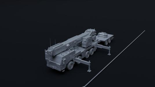 German Liebherr G-LTM Crane