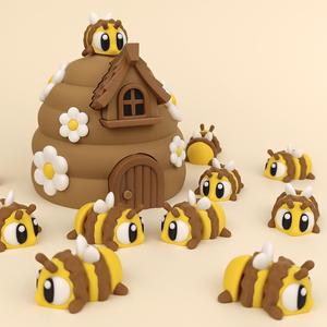 Flexi Bee/Beehive House Print-in-place