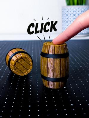 Wood Barrel Clicker
