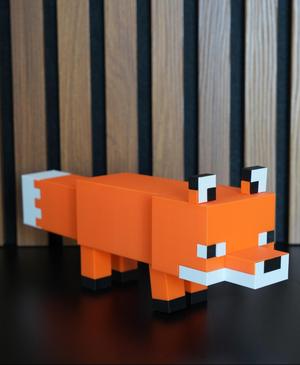 Minecraft articulated fox 3MF files 