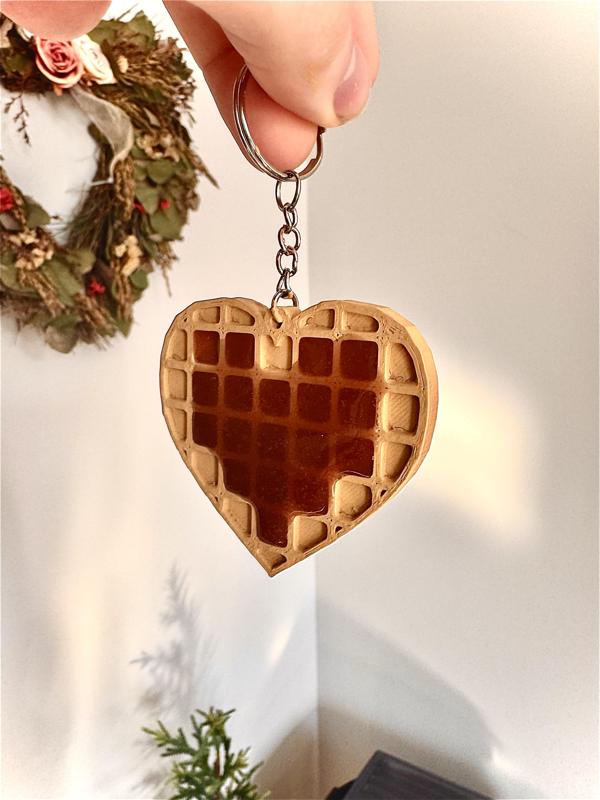 "I Like You A Waffle Lot" Keychain