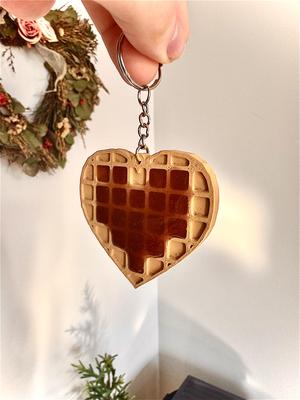 "I Like You A Waffle Lot" Keychain