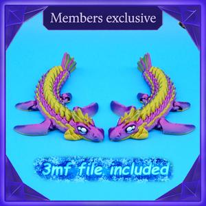 Exclusive Release – BabySeaDragon (Multicolor 3MF)