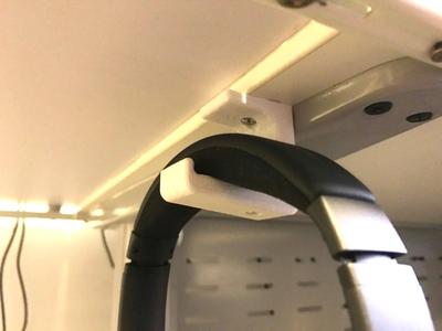 Under Desk Headphone Mount (Single) (with and without screws)