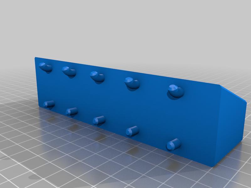 Magazine holder for metal pegboard Ruger and Model 41