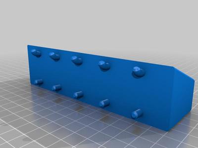 Magazine holder for metal pegboard Ruger and Model 41