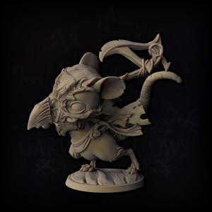 Warrior Mouse (3 Weapons, 3 heads!)