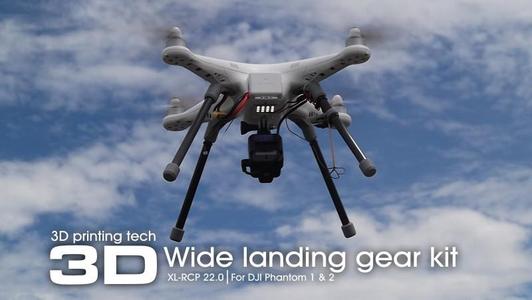 XL-RCP 22.0 Wide landing gear kit for DJI Phantom series 