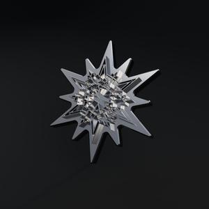 Rammstein star ear stud