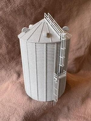 N Scale - 36' diameter bin x 48' tall Bin