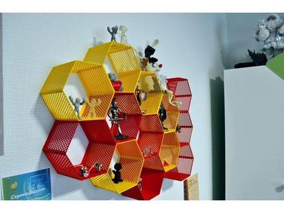 Hexagon fractal shelf
