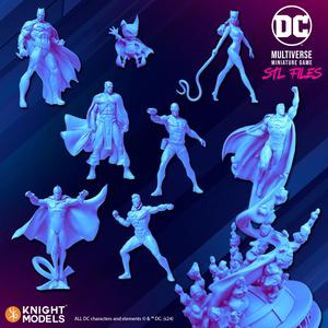 DC HEROES 1 - Store Pack (8 Minis - 18 Files)