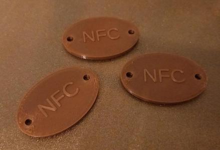 NFC holder with screw holes   