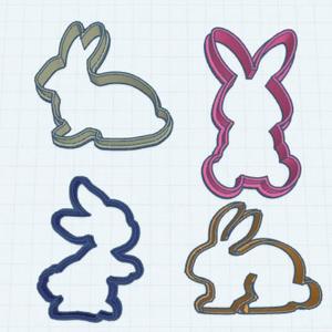 Cookie cutters - rabbits