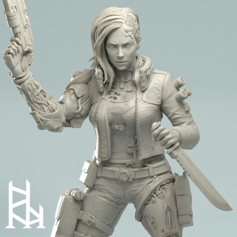 Cyberpunk Bounty Hunter
